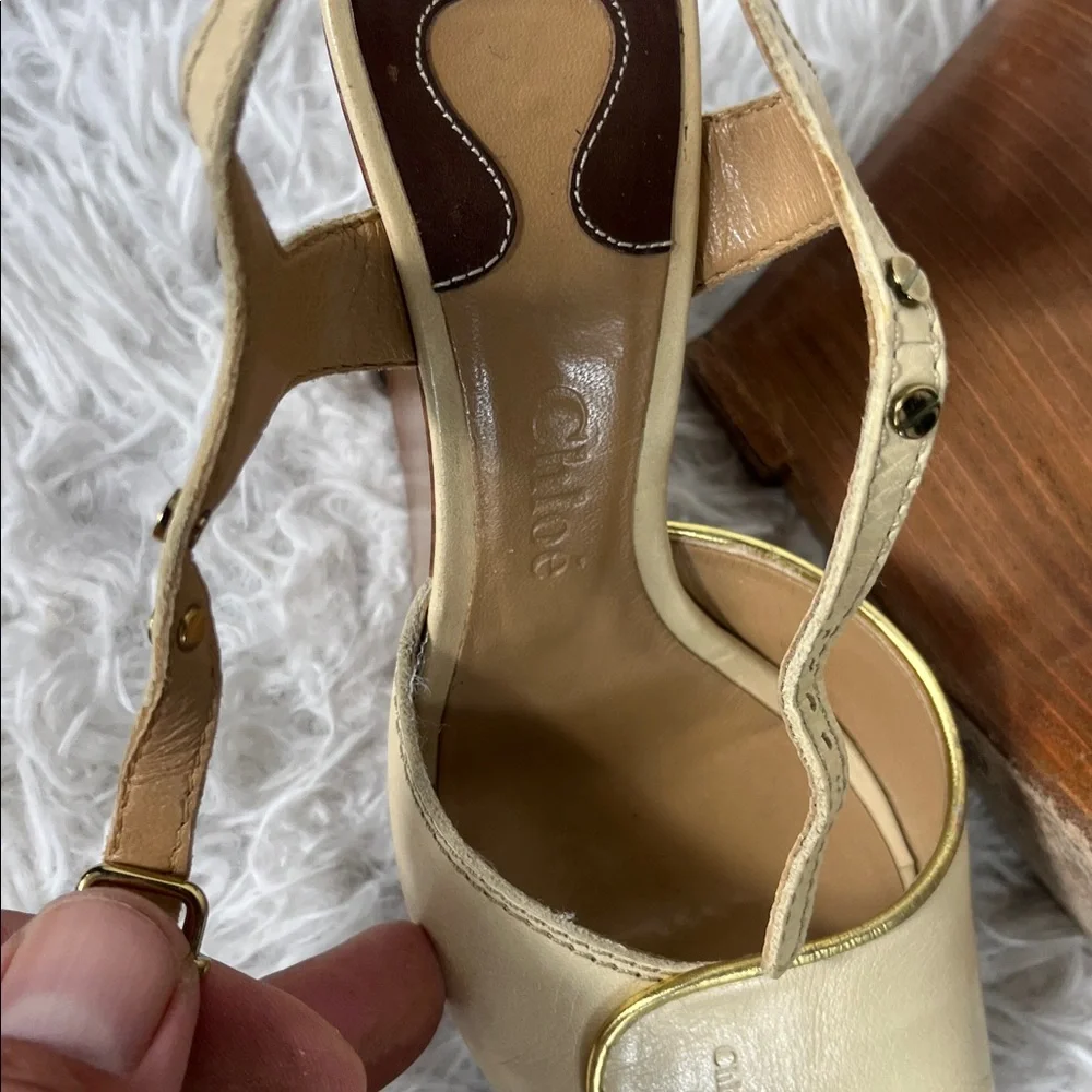 Chloe wedge sandals